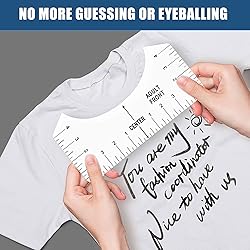 Vowlove Tshirt Ruler Guide for HTV Vinyl Heat