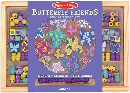 melissa and doug butterfly bead set