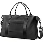 Travel Duffle Bag, Waterproof Weekender Bag Carry On Tote Bags for Women, Travel Essentials Sport Gym Bag for Men, Hospital Bag for Labor and Delivery, Overnight Bag Luggage Bag with Trolley Sleeve