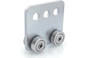 4 Wheel Light Duty Trolley Assembly for All 1-5/8" Strut Channel - Easy Mobility and Durable Support, Electro-Galvanized Carb