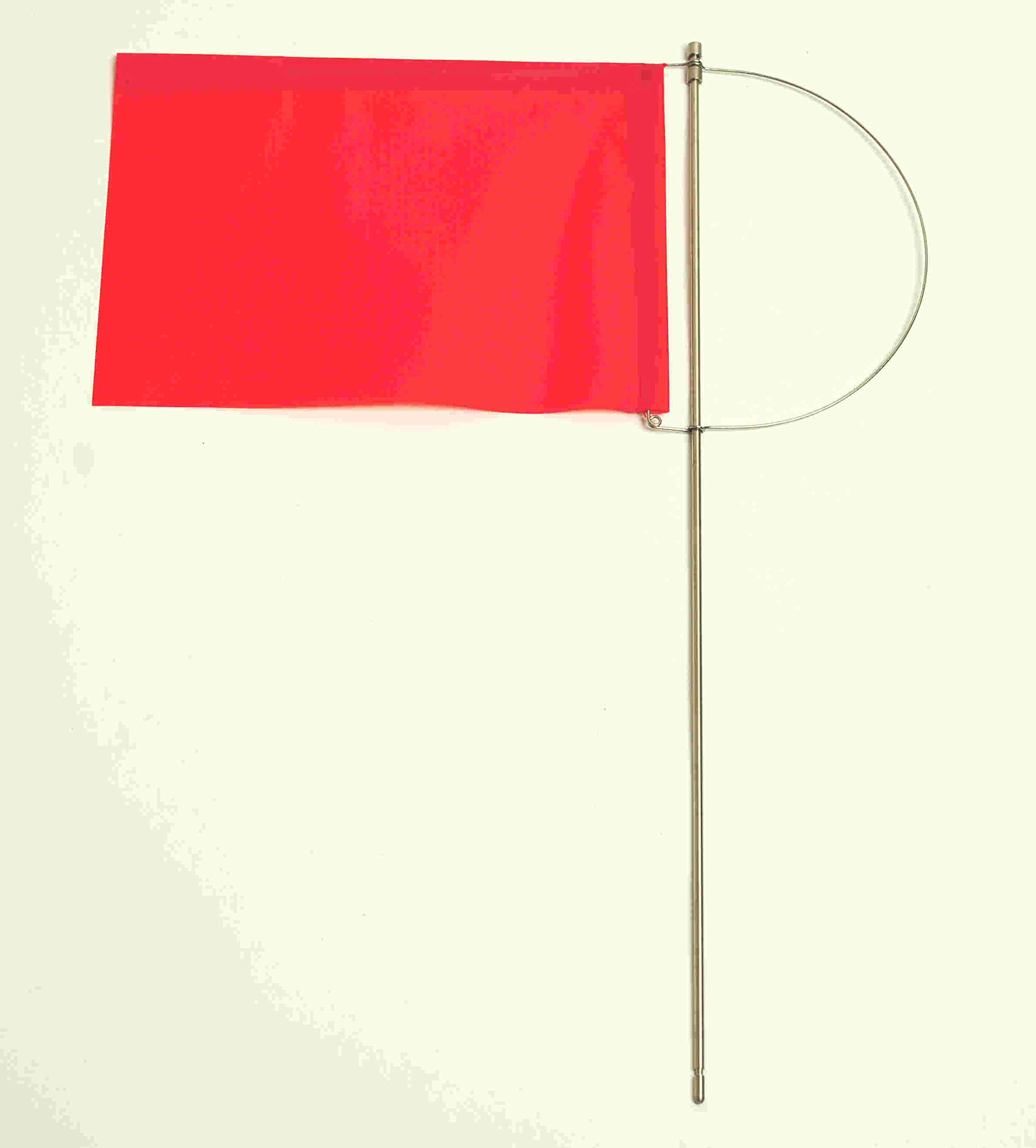 New Marine clicker without side holder, with cloth, 125 mm, red