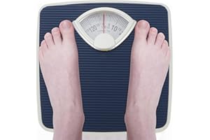 HEALLILY Weighing Bathroom Scales Home Scales for Body Weight Bathroom Body Digital for Body Weight Weight Scales Body Fat Mechanical Pu to Rotate Spring