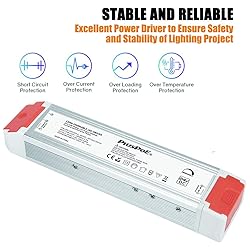 PLUSPOE 24V 120W Dimmable Led Driver, 110V AC to