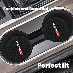 2 Pcs Black car Cup Holder Coaster Compatible with