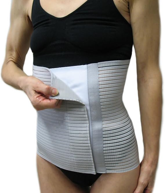 FASCIA MILLERIGHE -Nero, XL (98-108 cm.)- Fascia Post Operatoria Post