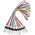 20PCS 18-Inch Colorful Neck Lanyards Straps Strings Loop Quick Release for USB Flash Drives, Keychains, ID Name Tag, Badge Holders or Other Portable items