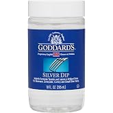 Goddard's Silver Cleaner Dip, Instant Tarnish Remover, Silver Polish, 10 oz | Instantly Removes Tarnish with No Scrubbing, Ideal for Silverware, Sterling Silver Jewelry &amp; Intricate Filigree