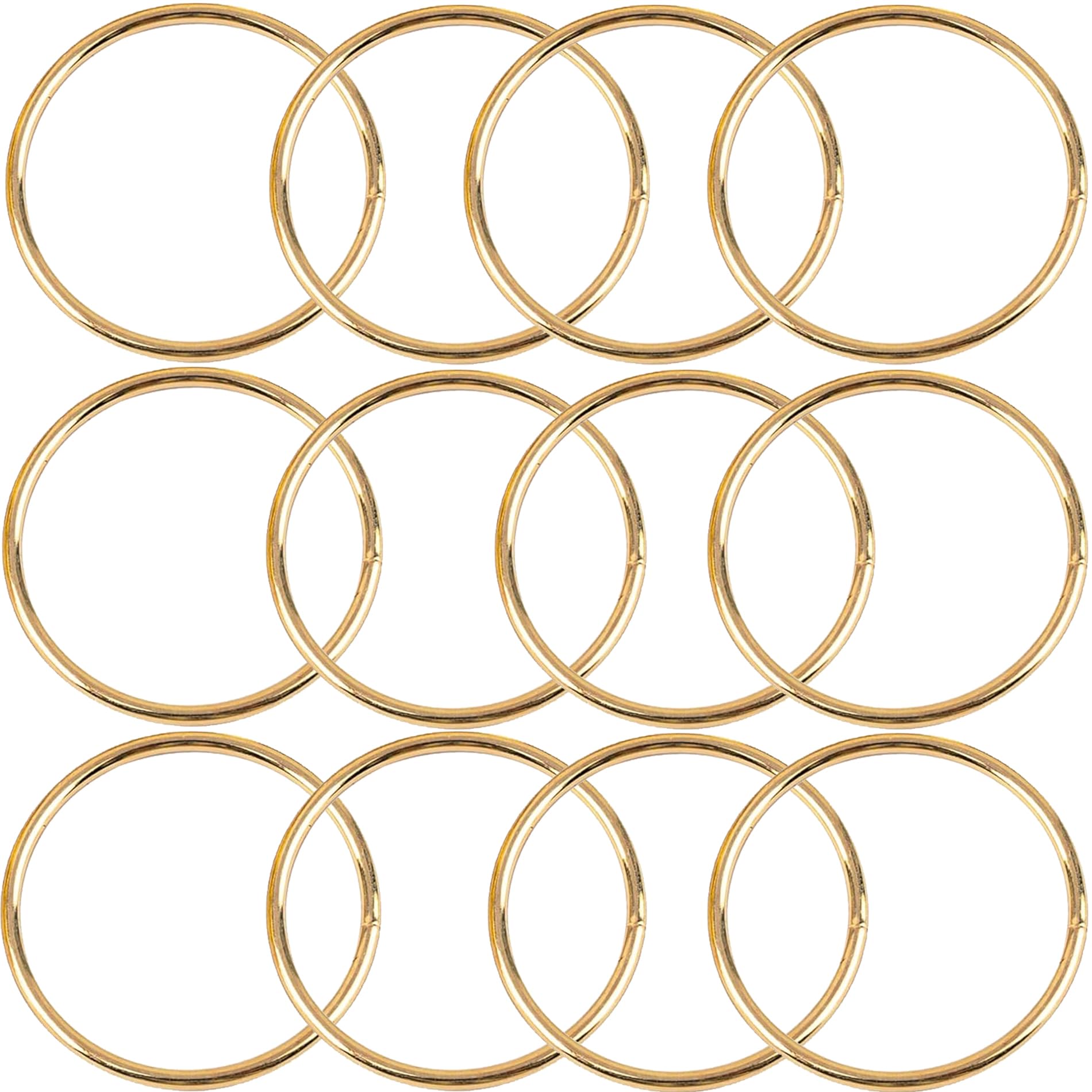 Photo 1 of 12Pcs Macrame Hoops Ring, BetterJonny 4 Inch Metal Craft Rings Hoops Gold Dream Catcher Rings Wreath Hoop Rings for Home Decorations DIY Crafts and Wall Hanging Crafts