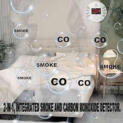 Vzmcov Carbon Monoxide and Smoke Detector Equipped