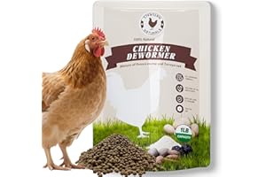 KELPFU Chicken De-wormer Powder, All-Natural Health Formula, Safe for Eggs, Effective for All Ages & Sizes, Poultry -Wormer for Chicken -1LB Pouch