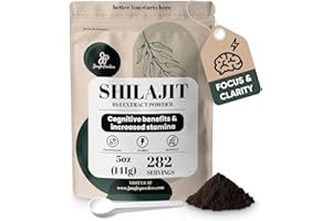JUNGLE POWDERS Shilajit Powder for Men 10:1 Extract 5 Ounce Bag 282 Servings Fulvic Acid Powder Extract, Immune Support Energy Supplement, Shilajit for Men Mineral Compound Raw Shilajit Extract Contains Maltodextrin