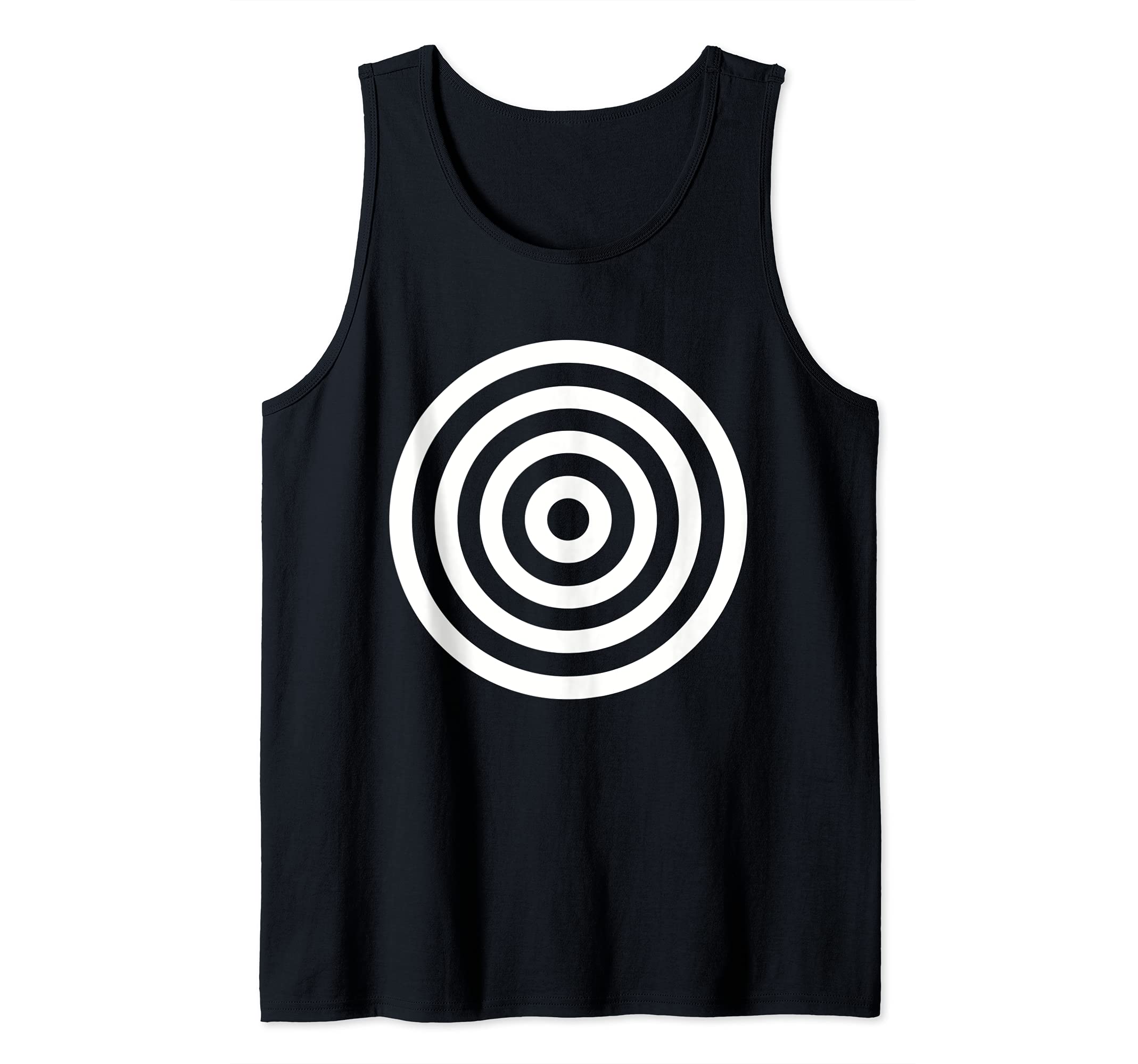 Bullseye Target Circles Halloween Costume Funny Tank Top