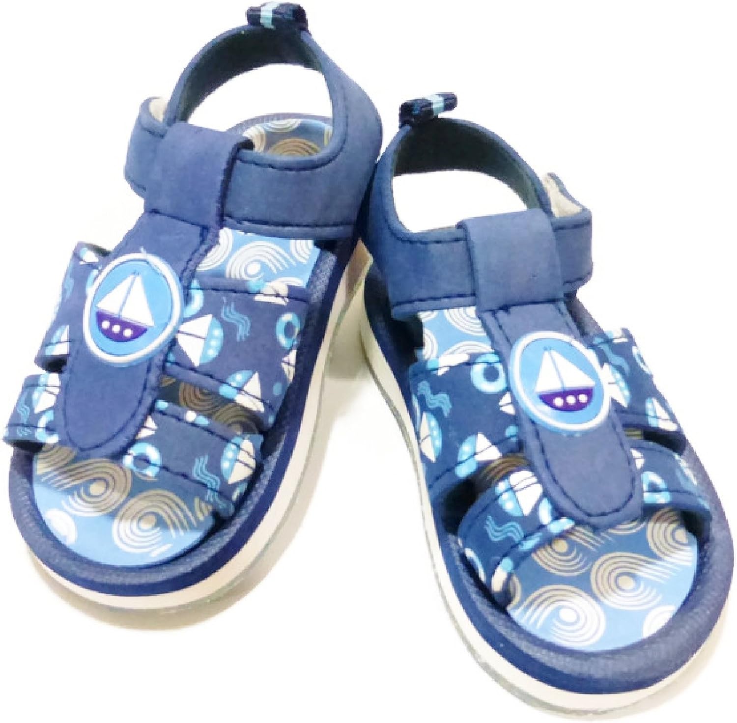 baby navy sandals
