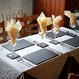 Maison & White Natural Slate Placemats & Coasters 8pc Set view 5