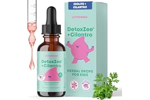 JoySpring DetoxZee Cilantro Drops for Kids - Natural Detox Support with Zeolite & Cilantro Extract - Gentle Whole-Body Cleanse for Children & Toddlers - Kid-Friendly Liquid Detox, 30 Servings