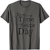 Seize The Day Back to School Motivational Quote T-Shirt