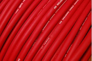 TEMCO INDUSTRIAL TEMCo WC0150-30 ft 4 Gauge AWG Welding Lead & Car Battery Cable Copper Wire RED | Made in USA
