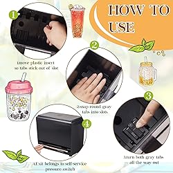 Marsui 2 Pcs Straw Dispenser Pencil Dispenser for