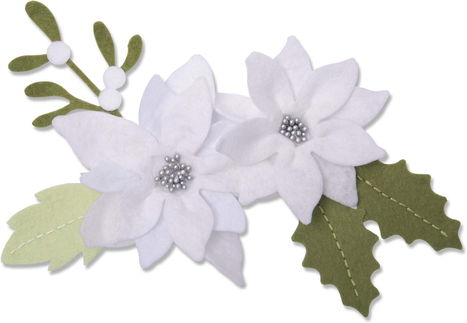 SizzixBigz Plus Die , Christmas Foliage by Lisa Jones, One Size, us:one, Multicolor