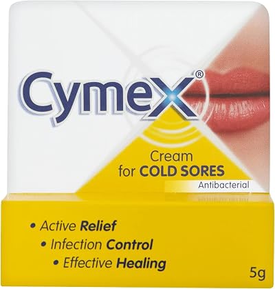 Cymex Cold Sore & Lip Cream 5g - Triple Action Relief & Healing