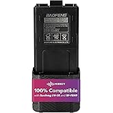 MIRKIT Baofeng Battery BL-5 3800mAh Extended Battery Compatible with UV-5R BF-8HP UV-5RX3 RD-5R UV-5RTP UV-5R+, UV-5X3 Two Wa