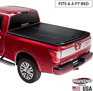 Amazon Com Undercover Se One Piece Truck Bed Tonneau Cover Uc5086 Fits 16 20 Nissan Titan 6 5 Bed Automotive
