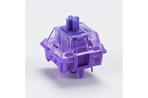 YMKPVR KBDiy Asura Keyboard Switch for Gaming Mechanical Gaming Keyboard KIT Purple Factory Lubed Custom DIY 5Pins Tactile Switch(35pcs)