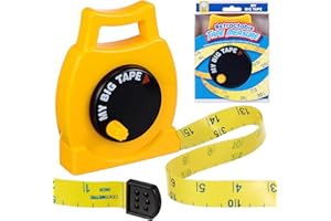 HOMOYOYO Measuring Tape Retractable Tape Measure, Wind Up Tape Measure, Easy Wind- Up - Easy to Read Body Measuring Tape