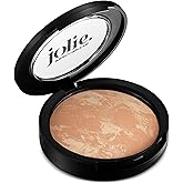 Jolie Baked Mineral Colour Tones Foundation - Ultra Beathable & Blendable Skin Perfecting Foundation (Mega Beige)