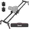 Zecti Camera Slider 32 "/80 cm Adjustable Carbon Fiber Camera Dolly Track Slider Video Stabilizer Rail for Camera DSLR Video Movie Photography Camcorder Stabili
