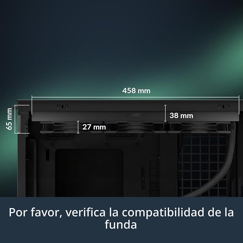 Liquid Freezer III Pro 420 - Refrigerador de CPU AIO, 3 x 140 mm Refrigeración por Agua, 38 mm Radiator, Bomba PWM, Ventilador VRM, AMD AM5/AM4, Intel LGA1851/1700 Marco de Contacto - Negro