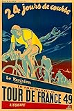 Amazon.com: Bicycle Bike Race Tour de France 1925 Meteore French Map