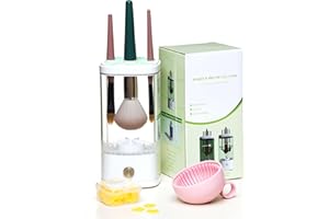 ARTOMIDE Makeup Brush Cleaner Machine,Electric Make up Brushes Cleaner - Automatic Makeup Brush Cleaner Make Up Brush Cleaner Cleanser Machine for All Type Makeup Brushes and Makeup Sponges