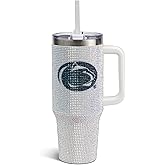 The Memory Company Officially Licensed NCAA - 40oz White Bling Game Day Tumbler