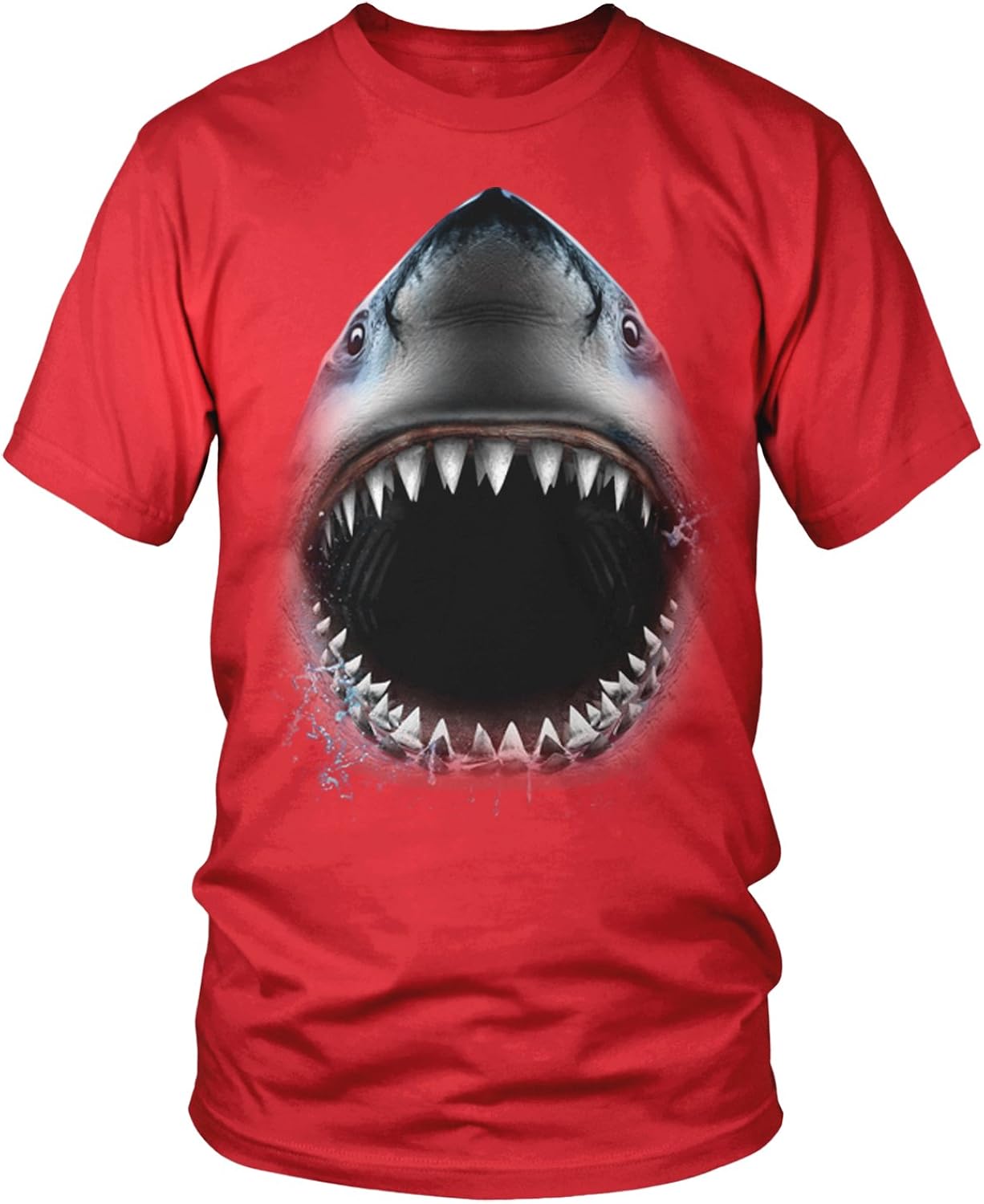 Amdesco Great White Shark Bite, Shark Face Jaw Men's T-Shirt