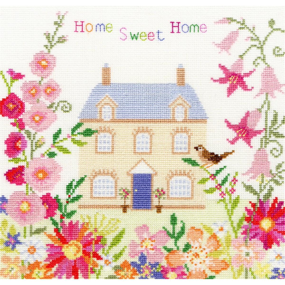 Bothy Threads Cross Stitch Kit - Home Sweet Home