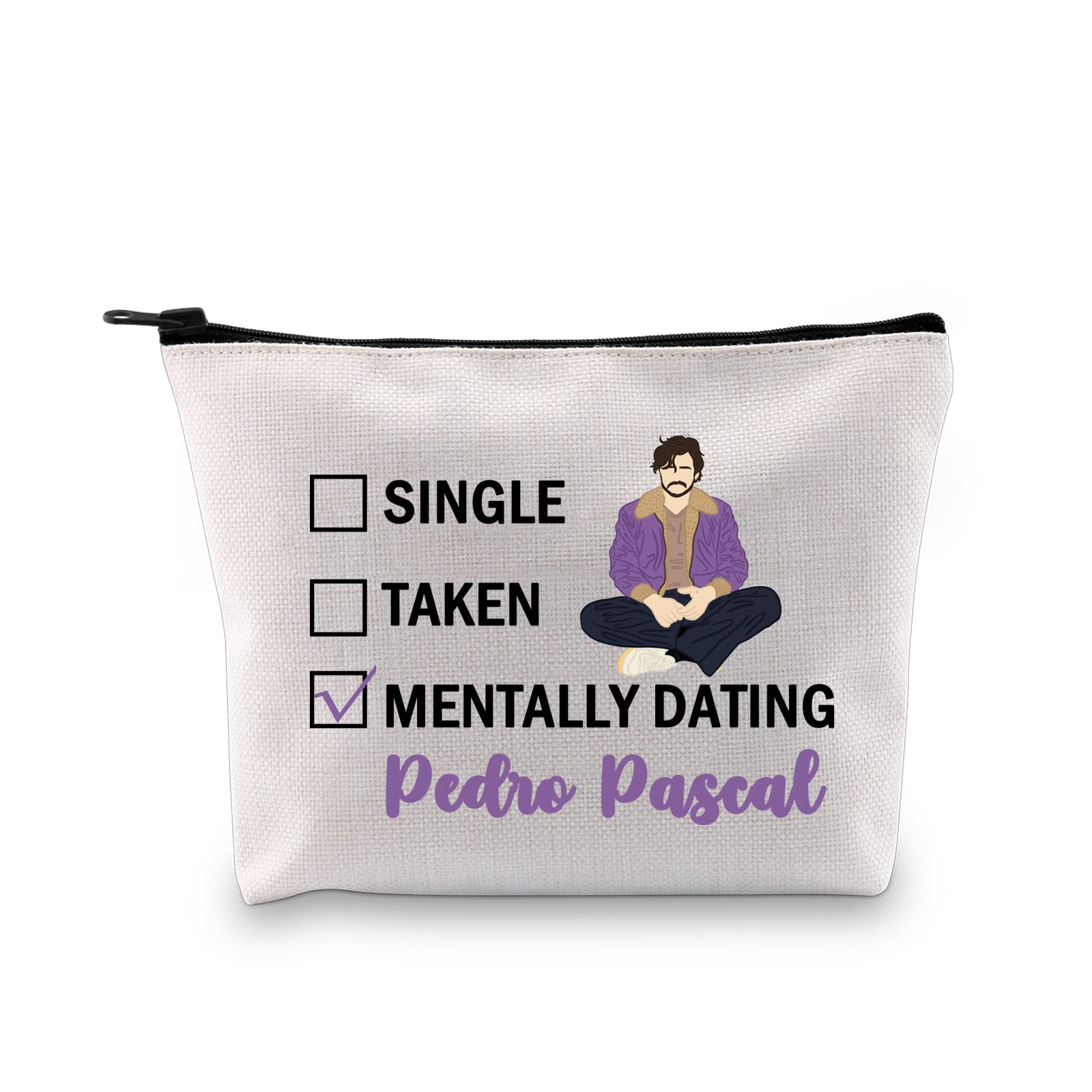 PYOUL Pedro P Inspired Gift Mentally Dating Pedro P Makeup Bag Daddy's G-IRL Cosmetic Bag Pedro P Fan Merch (Pedro P B EU)