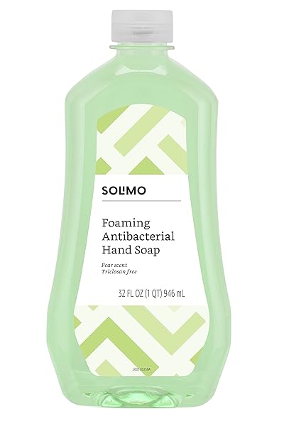 AMAZON BRAND – SOLIMO FOAMING ANTIBACTERIAL SOAP REFILL,...