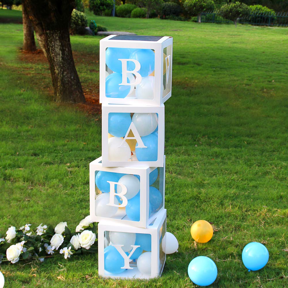 box blocks for baby shower