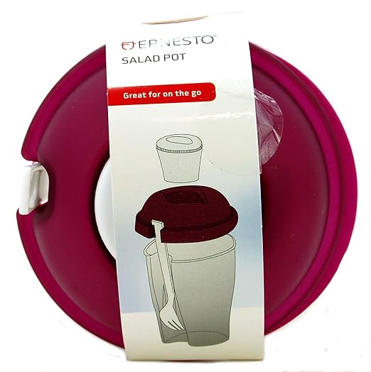 Ernesto - Ensaladera con tenedor incorporado y recipiente ...
