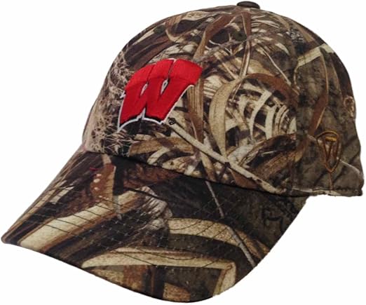 camo wisconsin badgers hat