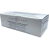 GeriCare Phosphorus Supplement Powder Packets, Strawberry Flavor, Supports Bone Strength & Energy Metabolism, Nerve, and Muscle Support, Electrolyte Mineral Supplement, 1.5g Each Packet (Box of 100)