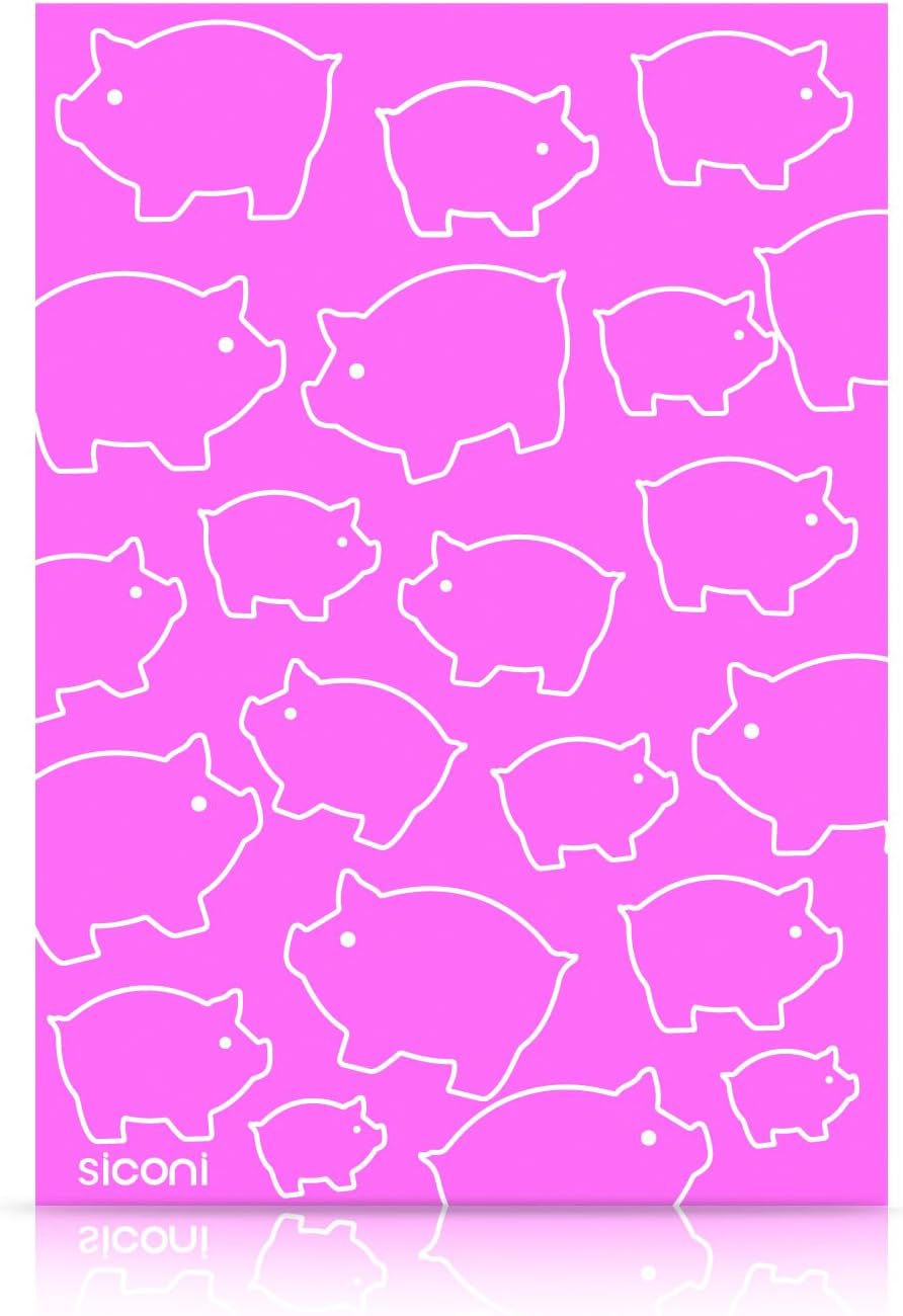 Siconi Collection 11.7" Piggy Sticky Board, Pink