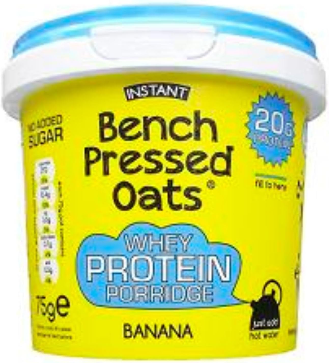 OOMF Instant Whey Protein Porridge 8 x 75g Pot - Banana