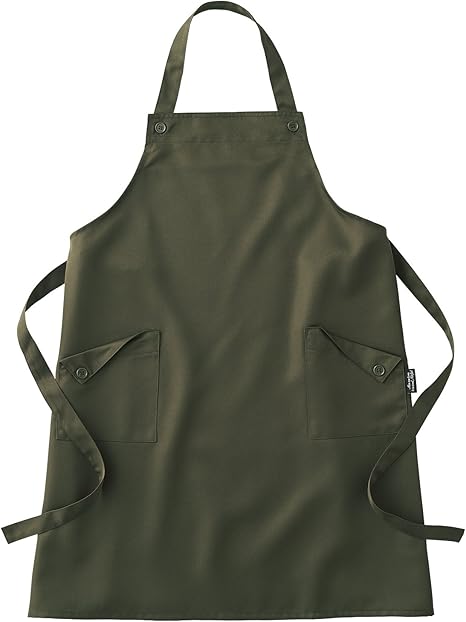 Amazon Co Jp セシール エプロン カーキ G 4l 5l ホルターネック 乾きやすくてシワになりにくい Wf 3559 ホーム キッチン