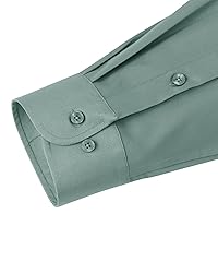 J.VER Men's Dress Shirts Solid Long Sleeve Stretch