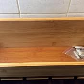 Relaxdays Bamboo Wine Shelf – Wall-Mounted Rack Holds 4 Bottles & 4 Glasses, 37 X 17 X 11.5 Cm, Natural Brown