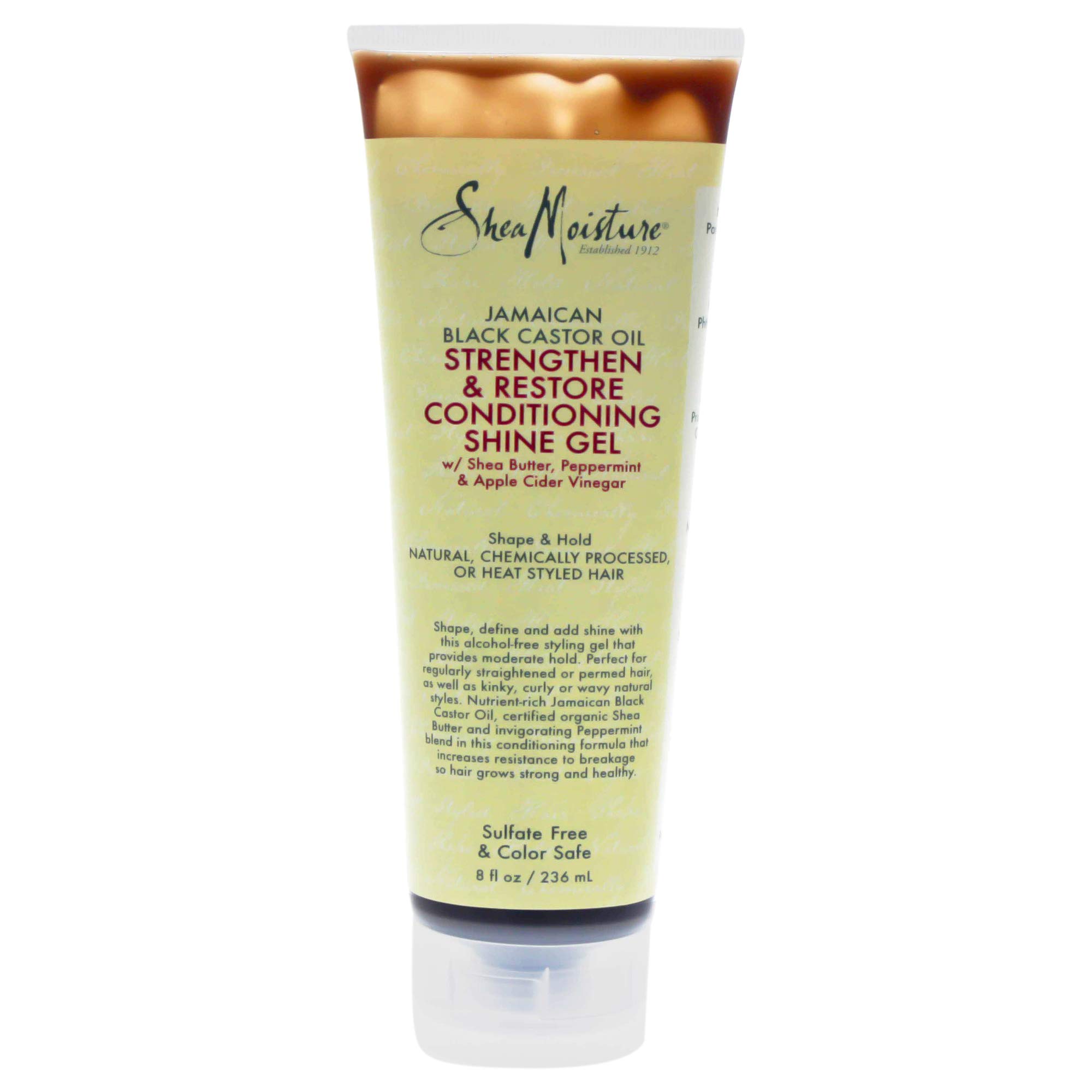 SHEA MOISTURE Jamaican Black Castor Oil Strengthen & Grow Conditioning Shine Gel by Shea Moisture for Unisex - 8 oz Gel