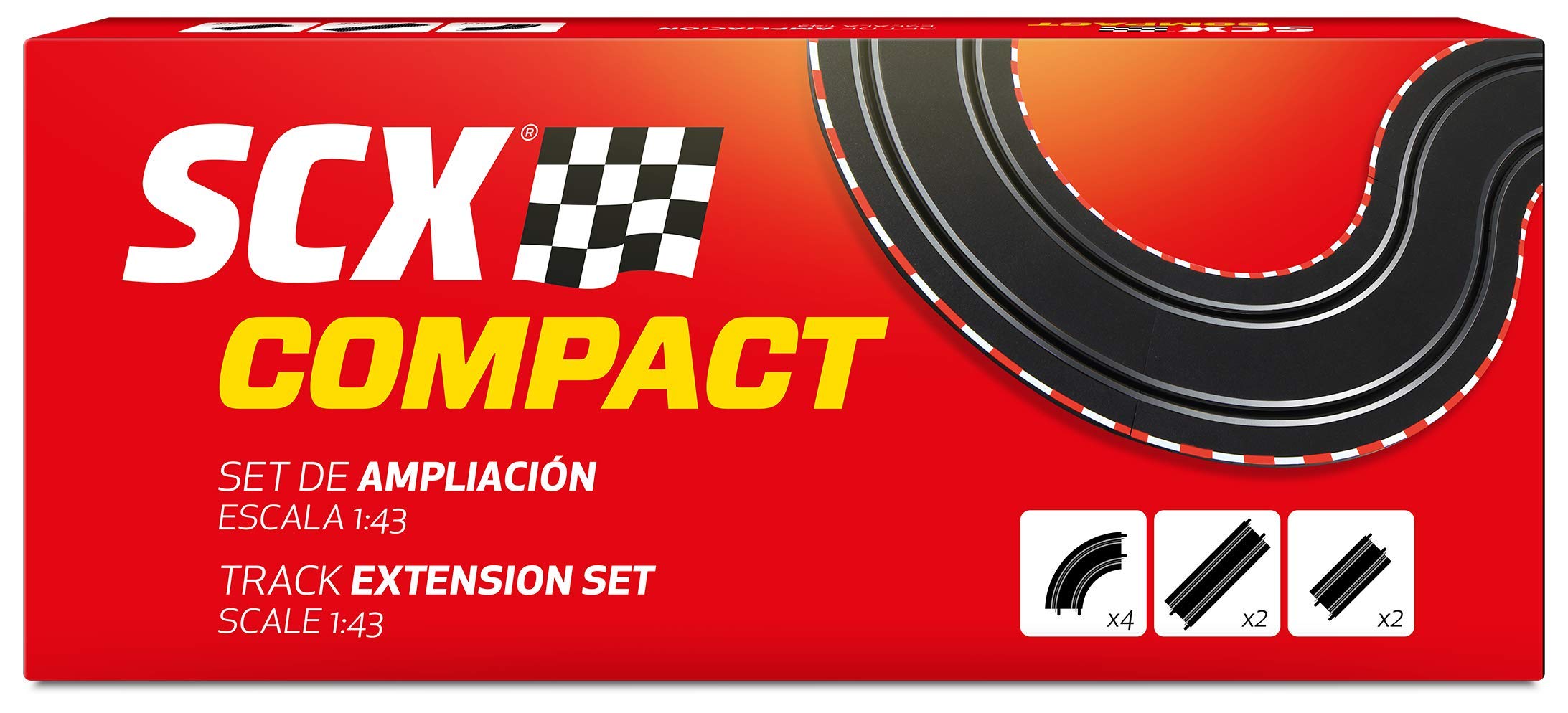 Scalextric C10276X100 Set Ampliacia Pista Accessories, Scale Competition Xtree 8