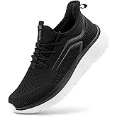 FitVille Men's Wide Walking Shoes Athletic Sneakers Lightweight Workout Slip-on Shoes for Flat Feet - Cloud Strider V1